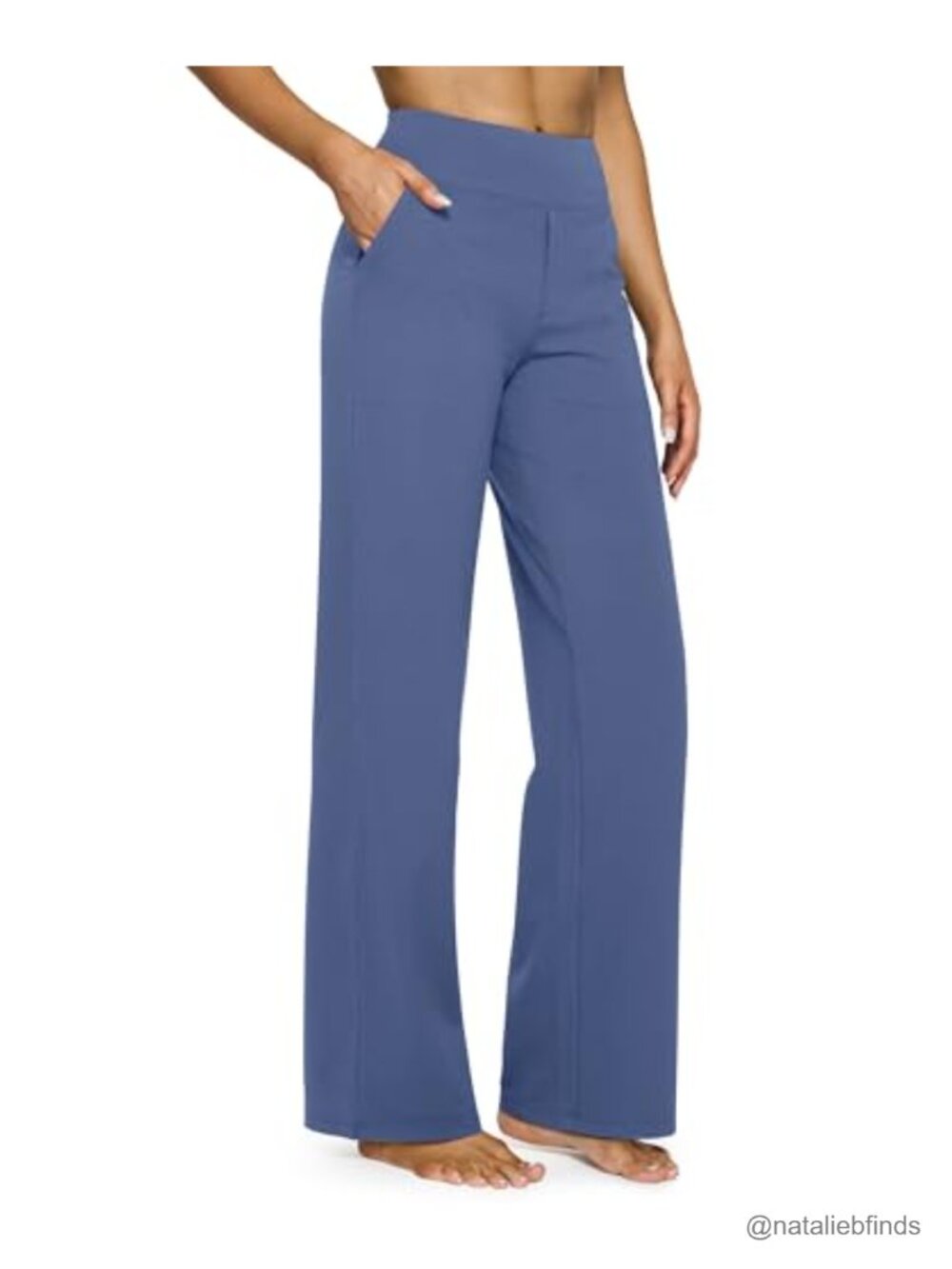 Wide Leg Yoga Pants with Pockets High Waisted Women's Loose Pants